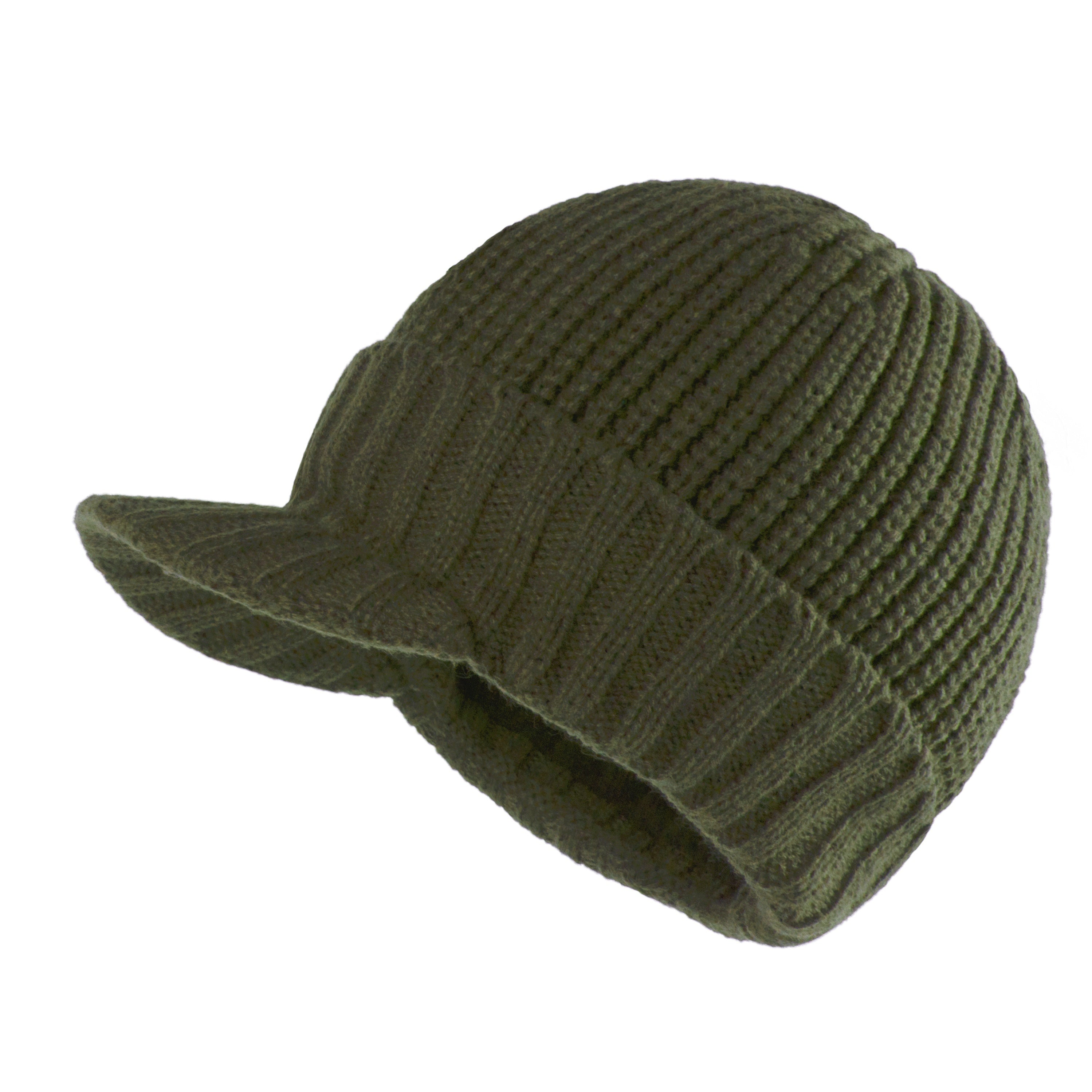Striped Knitted Baseball Cap Winter Outdoor Hat