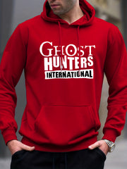 GHOST HUNTER Hoodie Men's Casual Graphic Pullover Hooded Sweatshirt