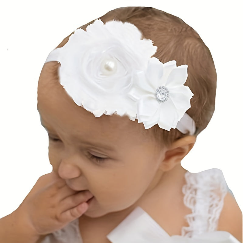 Cute Flower Headbands for Baby Girls Newborns Infants Toddlers