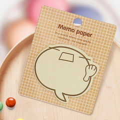 Cartoon Sticky Note Pad Smiling Face Fun Station