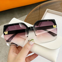 Gradient Butterfly Sunglasses UV400 for Women