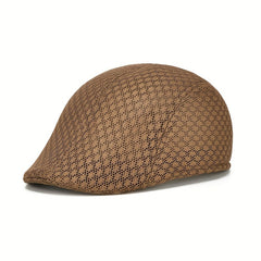 Men's Mesh Beret Visor Hat Outdoor Breathable Cap