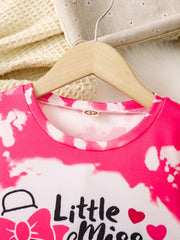 100Days Smarter Letter Graphic Girls Crew Neck Top Long Sleeve Sweatshirt