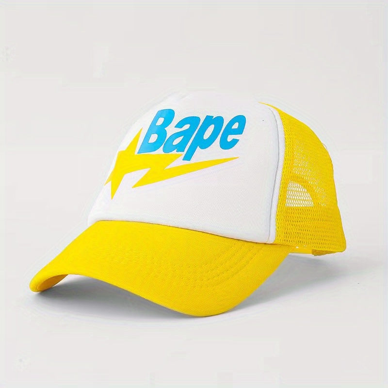 Mesh Trucker Hat Printed Adjustable Golf Dad Hats