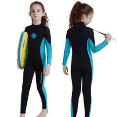 Kids 3mm Neoprene Diving Suit Thermal Wetsuit