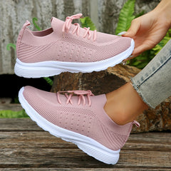 Women's Mesh Breathable Sports Shoes Lightweight Casual Walking Shoes