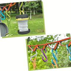 Colorful Clothesline Tent Hanging Lanyard for Outdoor Camping