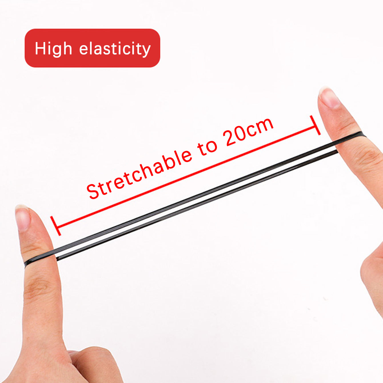 1000pcs Elastic Rubber Band Women's Hair Ring