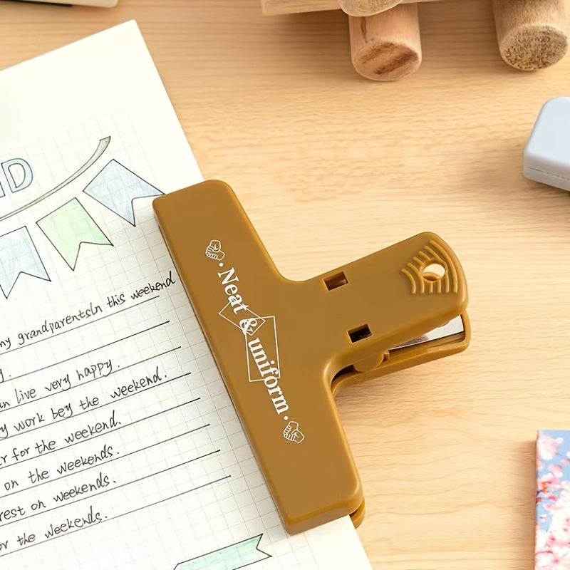 1pc Anti-slip Magnetic Clip Student File Bill Clip