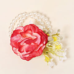Rose Wrist Corsage for Wedding Bride Bridesmaids
