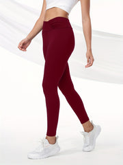 Women's High Waist Yoga Leggings Elastic Fitness Pants