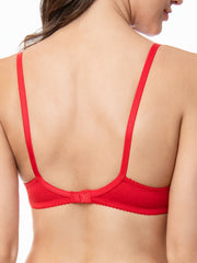 Mesh Unlined Push Up Bra Women's Lingerie