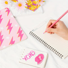 2 Packs Preppy A5 Notebooks for Teen Girls Hardcover Spiral Journals