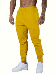 Men's Drawstring Sweatpants Casual Jogger Pants for Autumn Winter