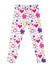 Girls Stretch Soft Leggings Print Pants Kids Clothes