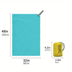 Turbo Ultra Light Quick Drying Outdoor Towel Portable Bag Nano Microfiber Towel