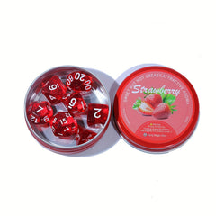7pcs Strawberry Dice Set for Board Game Gift