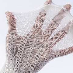 Girl s Heart-shaped Lace Pantyhose Stockings Ultra thin Breathable Tights