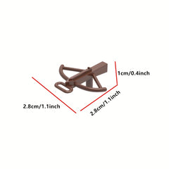 Medieval Scene Mini Figures Building Blocks Set with Crossbow Accessories