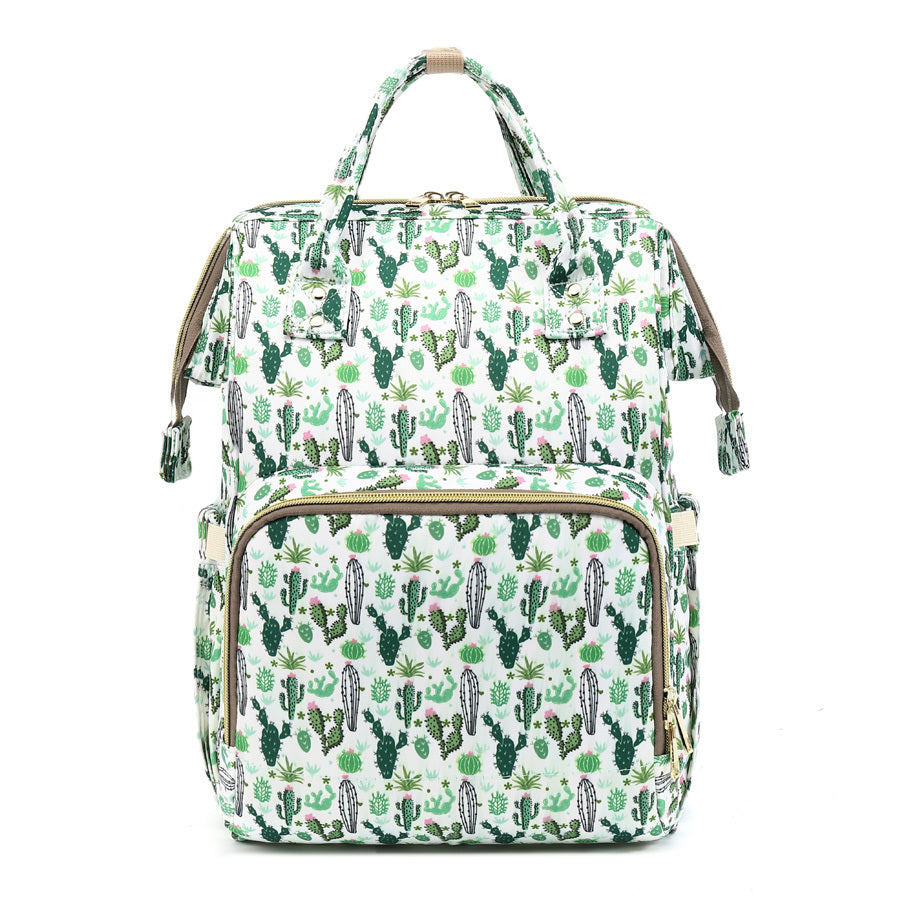 Multifunctional Mommy Backpack Diaper Bag Waterproof Large Capacity