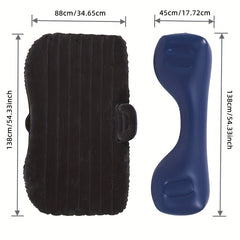 Self Inflating Car Air Mattress & 2 Pillows for Travel & Camping
