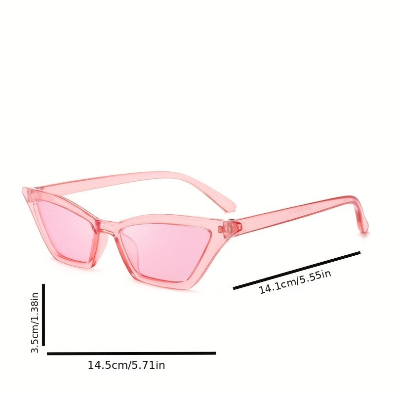 Cat Eye Sunglasses Punk Candy Photo Booth Props Glasses UV400