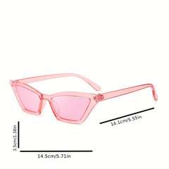Cat Eye Sunglasses Punk Candy Photo Booth Props Glasses UV400