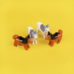 Interactive Dog House Toy Set - 5 Different Breeds