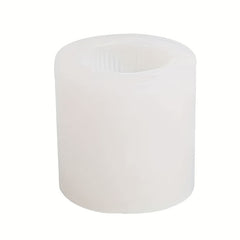 Geometric Stripe Cylindrical Silicone Mold DIY Aromatherapy Candle Mold