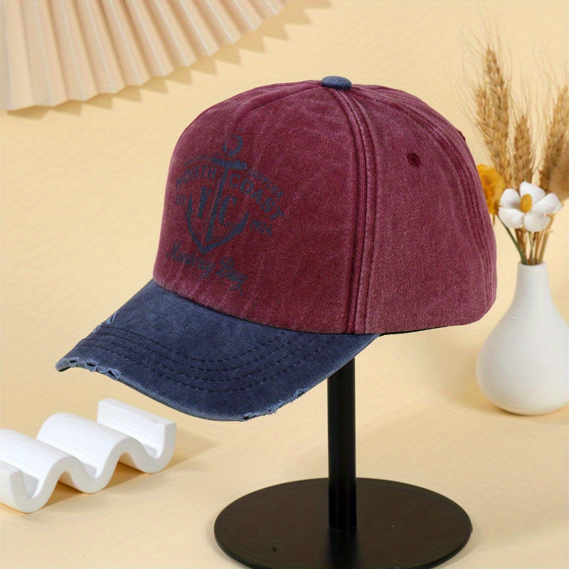 Vintage Washed Baseball Cap Adjustable Hat for Men and Women