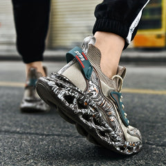 Fashionable Breathable Non Slip Men's Skate Shoes