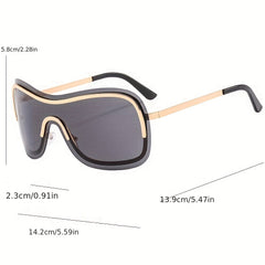 Y2K Sunglasses One-piece Lens