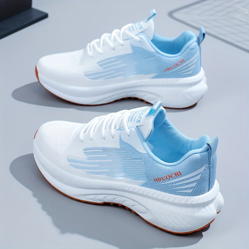 Women's Letter Print Mesh Yoga Running Shoes Breathable