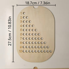 Wooden Sensory Tray for Children's Educational Games