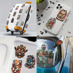 50pcs Japanese Style Themed Stickers for Skateboards Luggage Bike