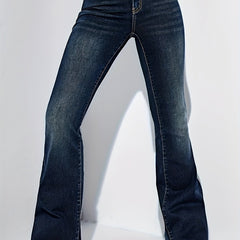 Curvy High Waist Bootcut Flare Jeans