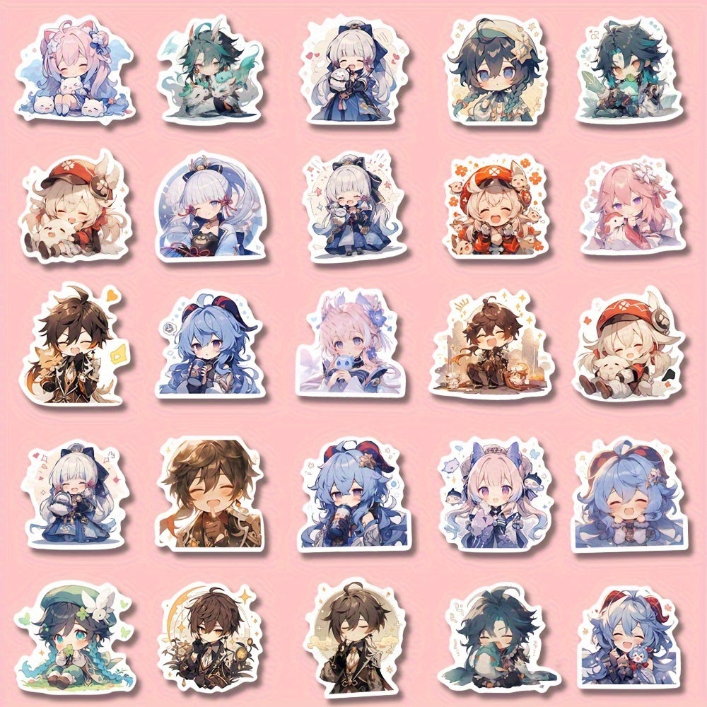 100pcs Anime Character PVC Stickers Waterproof for Laptop Luggage Bike Cup