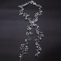 Bridal Pearl Braided Hairband Wedding Dress Accessories
