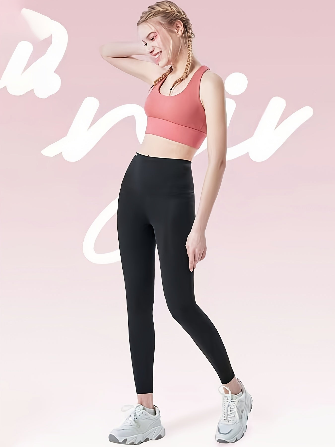 High Waist Yoga Pants Stretchy Leggings for Fitness