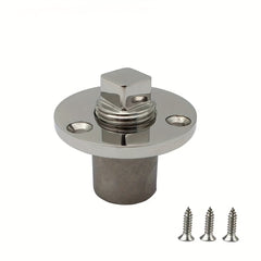 Marine 316 Stainless Garboard Drain Plug - Boat Water Damage Protection