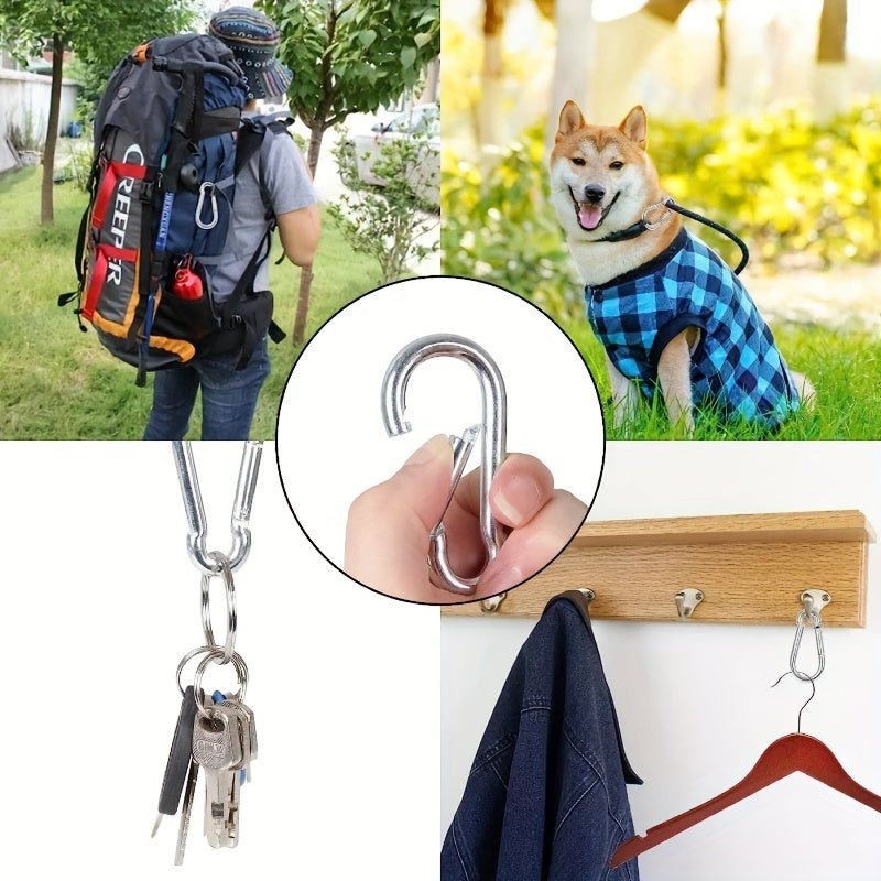 5pcs D Type Aluminum Buckle for Outdoor Camping