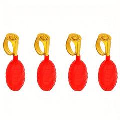 Adult Water Spray Ring Toy Red & Golden Prank Prop Noise Making Mechanism