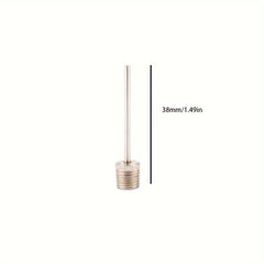 10pcs Ball Inflatable Needle Set Stainless Steel Air Valve Nozzle Replacement