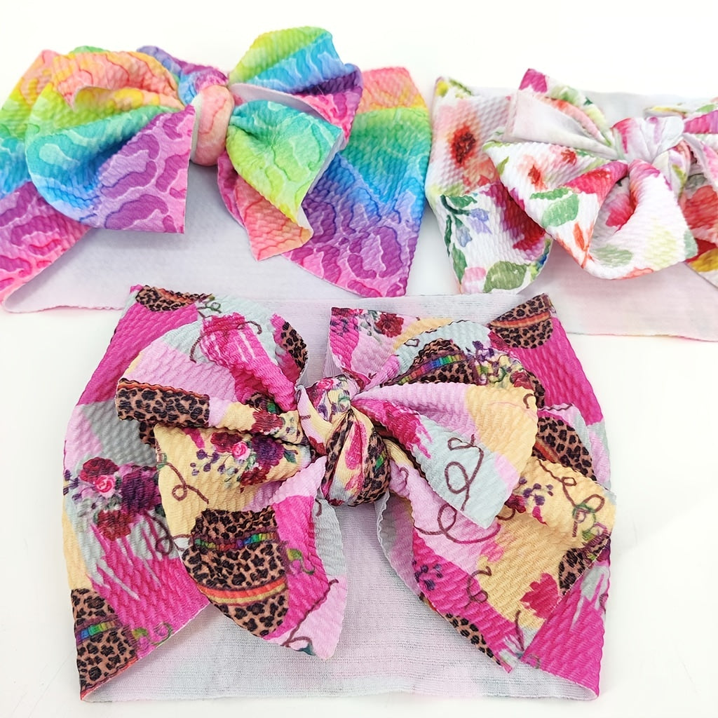 Floral Print Headband Hair Accessory for Babies