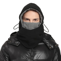Winter Warm Balaclava Fleece Ski Hat Unisex Hooded With Mask