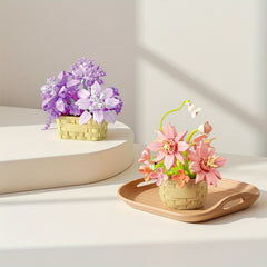 Eternal Flower Building Block DIY Potted Plant Bonsai Bouquet