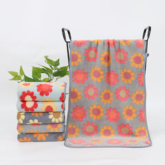 Set Of 2 Towel & Bath Towel Set Soft Absorbent And Fast Drying Sun Flower
