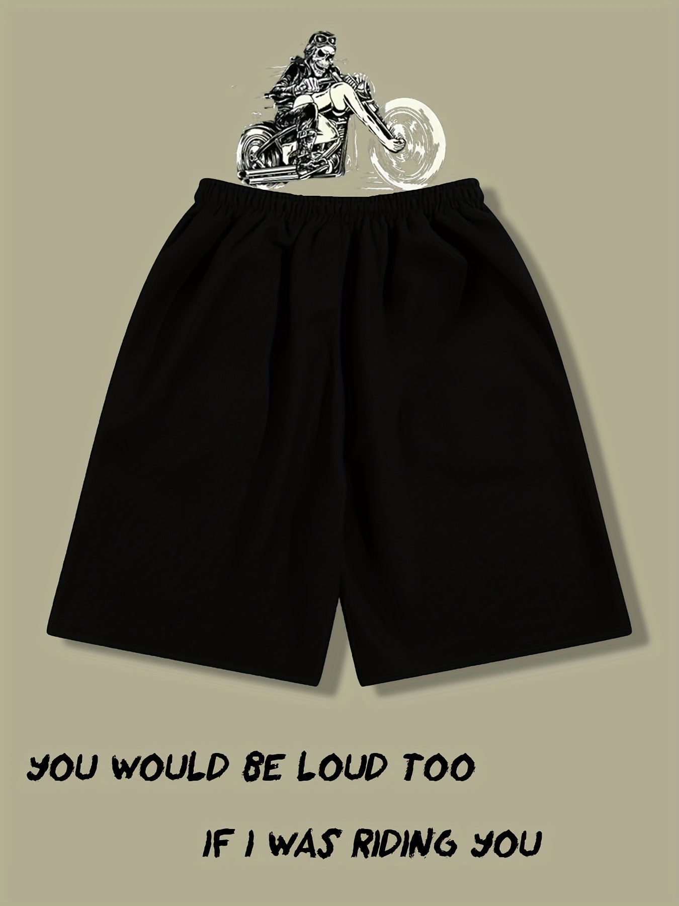 Men's Printed Casual Pants with Drawstring