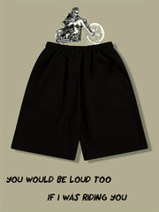Men's Printed Casual Pants with Drawstring