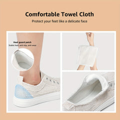 STQ Women's Slip On Canvas Shoes Comfort Flat Casual Sneakers